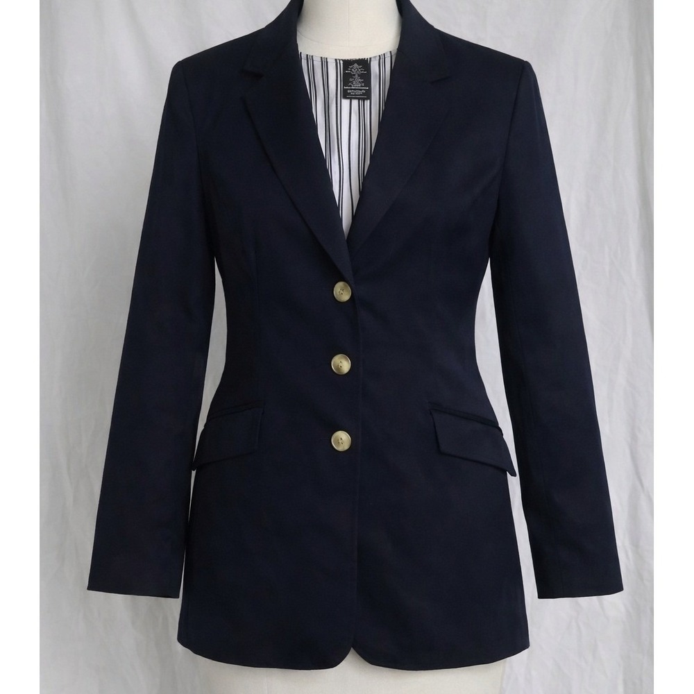 George Stretch Button Cotton Lined Jacket Women's Size 10 Business Professional